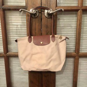 Longchamp Le Pilage Handbag - Ivory